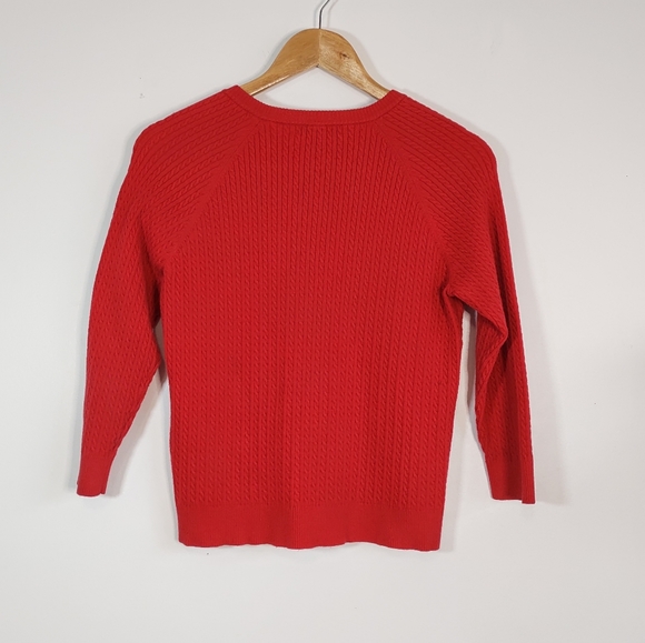 Vintage Red Sweater - Picture 9 of 10